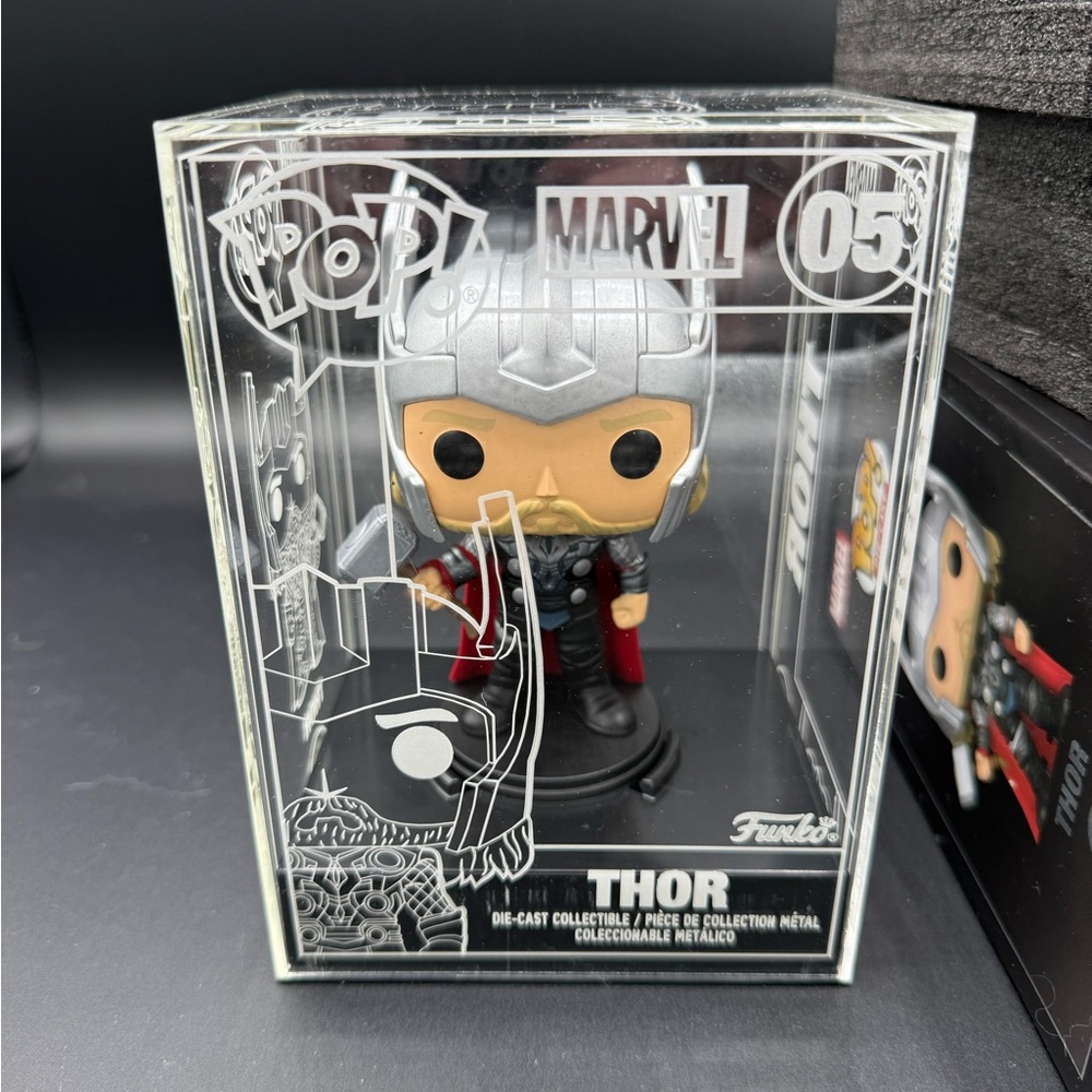 Funko Marvel Thor Die-Cast Figure with Red Cape